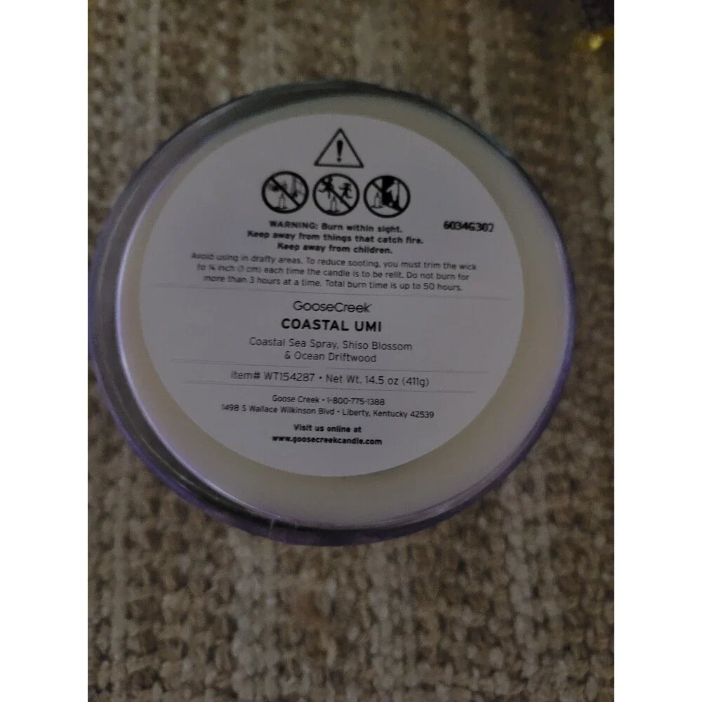 Coastal Umi - Goose Creek 3 Wick Candle